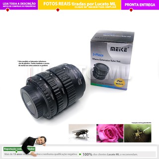 Tubo Extensor Macro Meike Para Nikon com Auto Foco AF e Baioneta de Plástico (4)