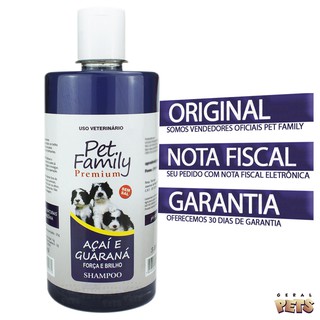 Shampoo Pet Pra Cachorro e Gato Perfume Açaí e Guaraná 500ml