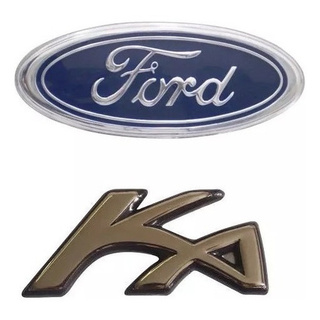 Kit Emblemas Ford Ka Sendo Ford Grade + Emblema Ka 97 A 07
