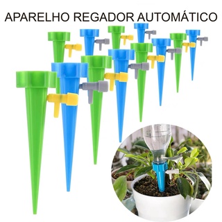 12 Peças de Dispositivo Regador de Válvula Automático para Jardim/Gramado