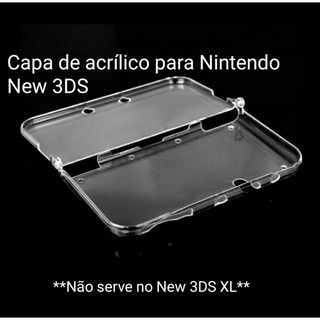 Capa/case De Acrílico Transparente Para Nintendo New 3ds