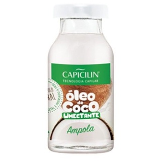 Ampola Umectante Óleo de Coco Natural Capicilin