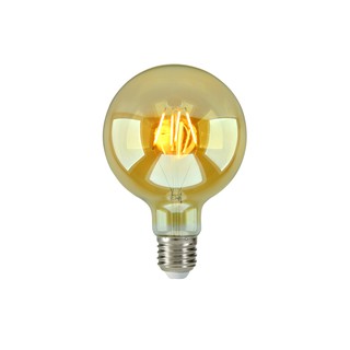 Lampada de LED Filamento Bulbo G95 Ambar 4W E27 bivolt