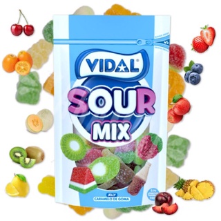 Jelly Sour Mix Balas Goma - Vidal - Importado Espanha
