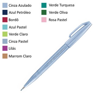 Caneta PENTEL Brush Sign Pen Touch - Novas Cores (1)