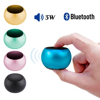 Caixinha Som Bluetooth Tws Metal Mini Speaker M3 Amplificada 3w recarregável