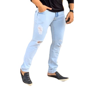 calça masculina jeans detonado envio 24 horas qualidade premium.