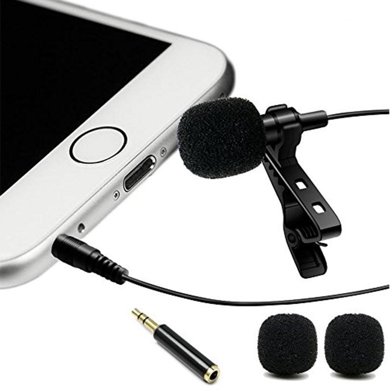 {HS} Microfone com Presilha para Smatphone/ Laptop / Tablet / PC / Youtube / Vlog / Smule / Repórteres (2)