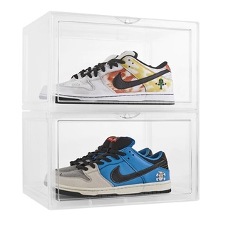 Caixa Organizadora para Sapato e Tênis - Acrílico - Transparente - Abertura Frontal