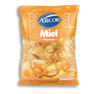 Pacote Bala de Mel Recheada 600g - Honey Miel - Arcor