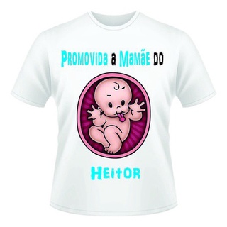 Camiseta Feminina Gestante Promovida A Mamãe Menino
