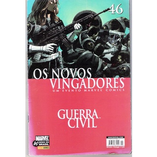 Revista Os Novos Vingadores Guerra Civil 46 HQ (1)