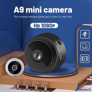 (Entrega Rápida) A9 Mini Câmera Sem Fio Wifi Ip Monitor De Rede De Segurança Câmera Hd 1080p Home Security Câmera Wi-Fi twinkle13