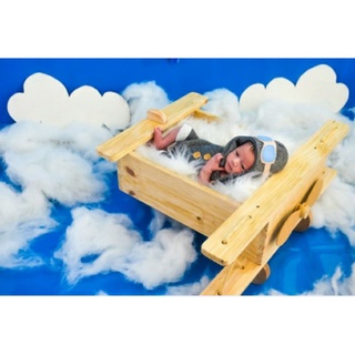Props Avião para ensaios fotográfico newborn e acompanhamento infantil