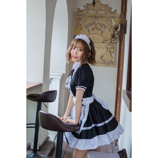 Fantasia Anime Japonês My Maid 's Uniforme Preto E Branco Clássico (5)