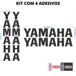 Adesivo Yamaha Bengala + Bandeja Moto Kit Com 3 Adesivos