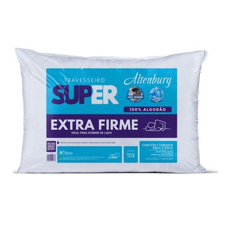 Travesseiro 100% algodão Altenburg Super Extra Firme 48cm x 68cm