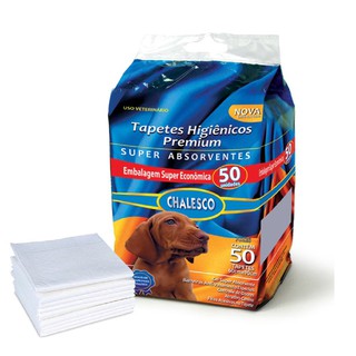 Tapete Higiênico para Cães Cachorro 50 Unidades - Chalesco (1)