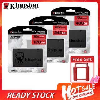 Cartão de Memória Kingston 60GB, 120GB, 240GB ou 480GB SATA3 SSD A400 Drive 2.5 HD