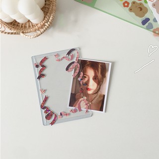 Polaroid Wizige Toploader Cartão De Papel Com Fotos Decorado Para Coleção De Cartões De KPOP/Álbum De Identificação (9)