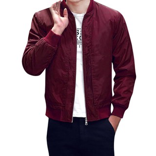 [LGQ] Men Winter Warm Jacket Overcoat Outwear Slim Long Sleeve Zipper Tops Blouse (2)