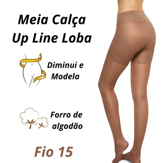 Meia Calça Modeladora Barriga Bumbum Up-line Lupo Loba 5895
