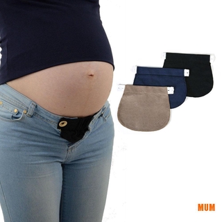 (Mm) Cinto Elástico Ajustável Para Maternidade / Gravidez / Calças Extensor De Cintura (Ob)