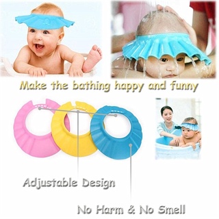 Shampoo Bebê Ajustável Cap Crianças Shampoo Cap Bebê Chuveiro Suprimentos Das Crianças Cap Shampoo Cap (1)