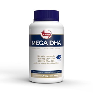 Mega Dha - 120 Caps - Vitafor 1500 Dha/300 Epa