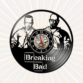 Relógio Breaking Bad Filmes Series Tv Nerd Geek Vinil Lp