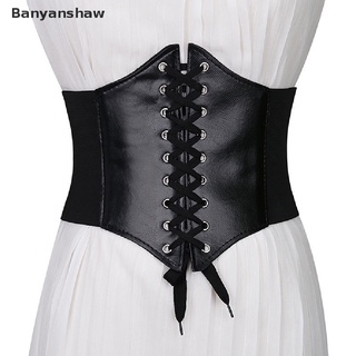 Banyanshaw Espartilho Cintos Largos De Couro Pu Emagrecimento Corpo Para As Mulheres Cintura Elástica BR