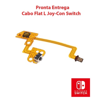 Cabo Flat Controle Joy-Con Com Botão L - Nintendo Switch