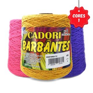Barbante Crochê Cadori Colorido N°6 700m - Cores 1