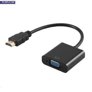 HDMI-compatible To Vga+Audio Converter To Vga Converter Computer Accessory