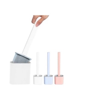 Escova Para Banheiro Vaso Sanitario Silicone Com Suporte CLINK
