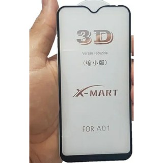 Película vidro 3D Samsung Galaxy A01 / A01 Core Cobre toda tela