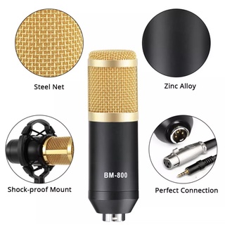 Microfone Condensador Profissional Canto Podcast Bm-800 (2)
