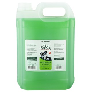 Shampoo Pet Neutralizador Eliminador de Odores Para Cães e Gatos e Cachorro Banho e Tosa (5 litros)