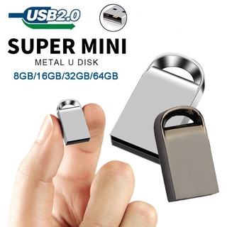 [In Stock] Mini U Disk USB Flash Drive 64GB 32GB 16GB 8GB Pendrive For Laptop PC Computer Thumb Stick Memory Storage