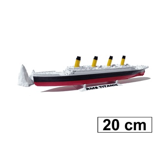 Miniatura Navio Rms Titanic 20 Cm + Iceberg + Suporte