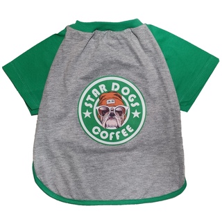Camiseta Pet Cachorro Star Dogs Coffee