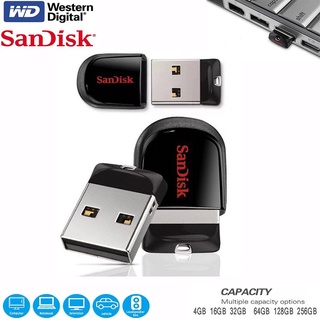 Mini Sandisk Cruzer Fit Usb Flash Drive 256gb 128gb Gb Gb 16 32 64gb 4gb