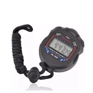 Cronômetro Progressivo De Mão Digital Alarme Hora C/ Corda
