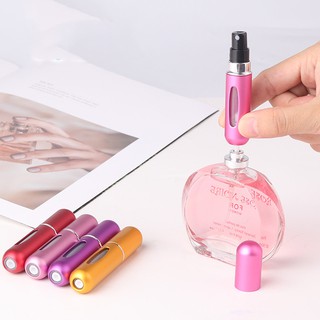 Mini Frasco De Perfume Recarregáveis De 5ml , Spray De Alumínio De Viagem