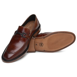 Sapato social masculino Loafer Premium Couro 58850 marrom