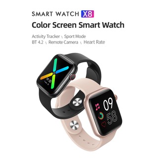 X8 Smart Watch Com Monitor De Frequência Cardíaca / Pressão Sanguínea