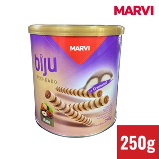 Canudo Biju Crocante Biscoito Baunilha com avelã 250g Marvi P/ Cafe, Sorvetes, Sobremesas, Decoração, Milk Shake, Etc (1)