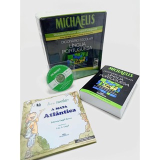 Dicionario Escolar Língua Portuguesa Michaelis com CD com o conteúdo do dicionário + Livro exclusivo
