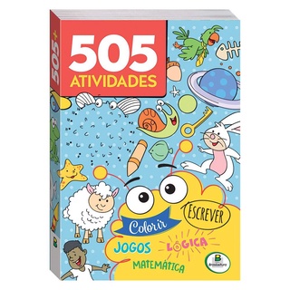 Livro 505 Atividades Infantil Apoio Escolar Brasileitura