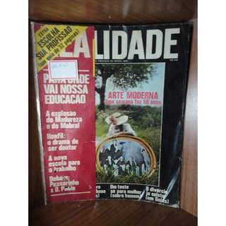 Revista Realidade Janeiro De 1972
